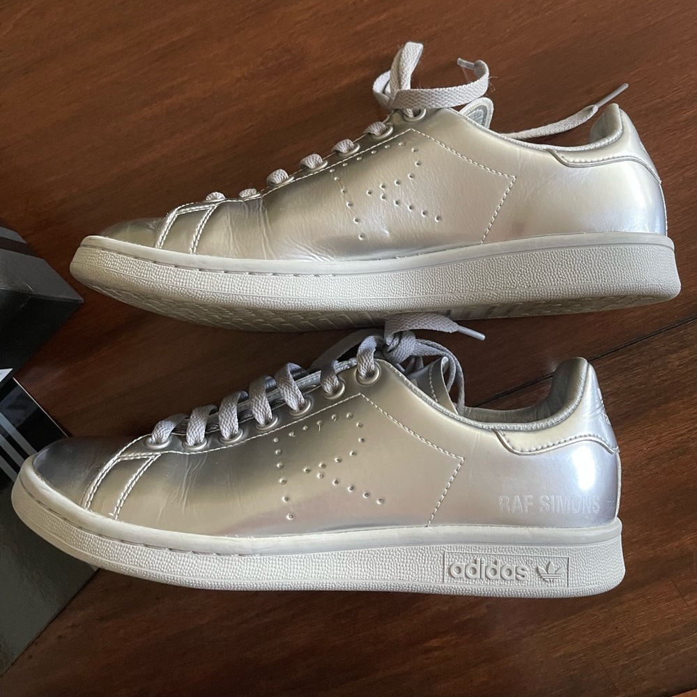 Adidas RAF SIMONS Stan Smith Sneaker in Silver